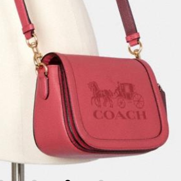 Coach Saddle Bag With Horse And Carriage - Picture 15 of 16